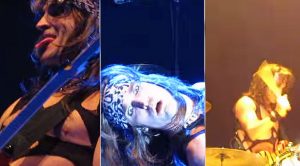 Steel Panther Guitarist Satchel Goes Completely Mental On Stage During His Guitar Solo!