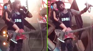 Nikki Sixx Brings 8-Year Old Girl On Stage—Little Girl Steals The Entire Show!
