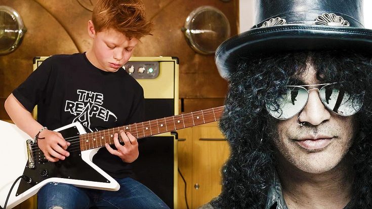 This 11-Year Old’s Epic Cover Of “Sweet Child O’ Mine” Would Make Slash Very Proud! | Society Of Rock Videos