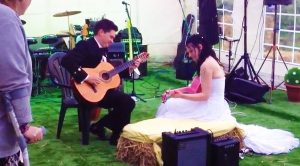 Bride And Groom Substitute First Dance For Adorable Duet Of This Fleetwood Mac Classic!