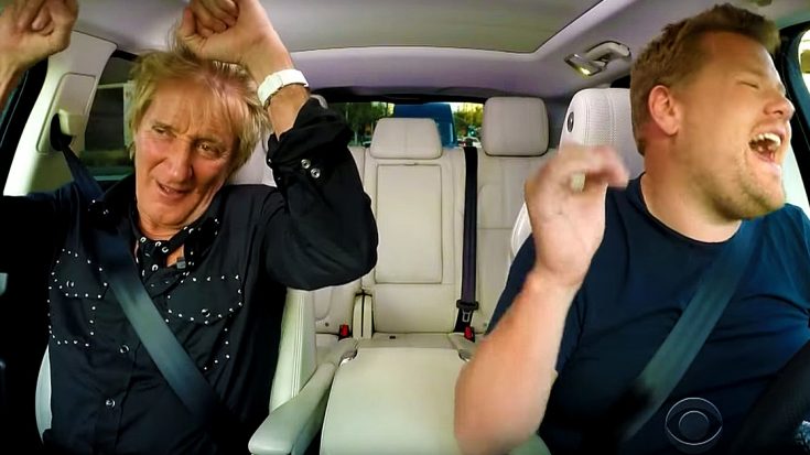 Rod Stewart’s ‘Carpool Karaoke’ Installment Is Non-Stop Fun, But Beware – This Ain’t Your Mama’s Carpool | Society Of Rock Videos