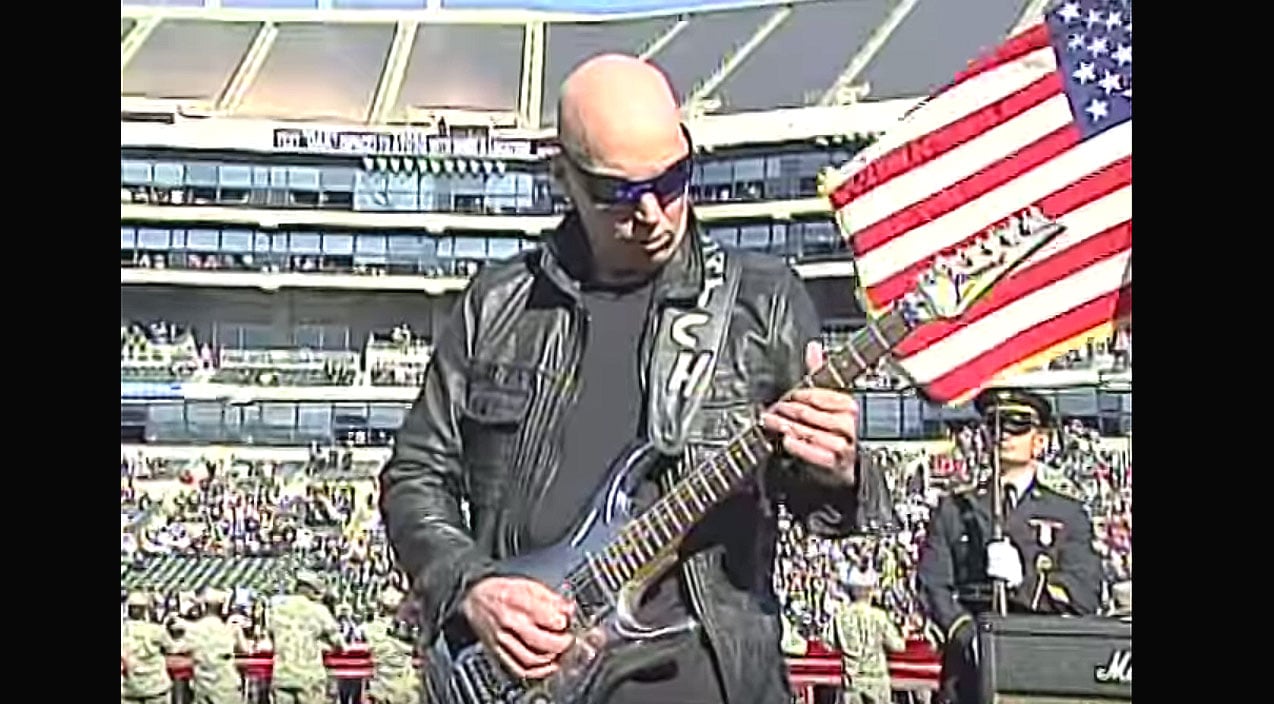 Joe Satriani Is Asked To Perform The National Anthem He Then Leaves