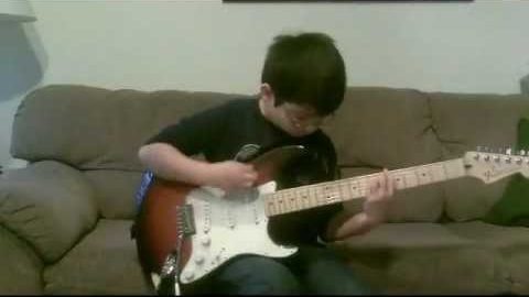 This Little Boy Playing Stevie Ray Vaughan Growing Up Is Too Adorable To Miss | Society Of Rock Videos