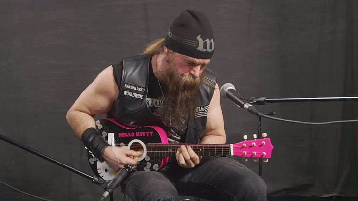 Zakk Wylde Jams A Black Sabbath Tune On Hello Kitty Guitar – Actually Works Really Well | Society Of Rock Videos