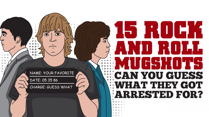 15 Rock-and-Roll Mugshots – Can You Guess What They Got Arrested For? | Society Of Rock Videos