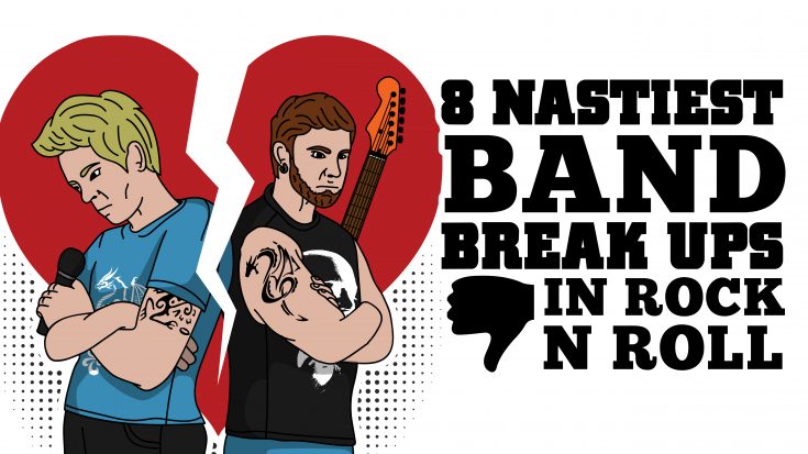 8 Nastiest Band Break Ups in Rock N’ Roll | Society Of Rock Videos