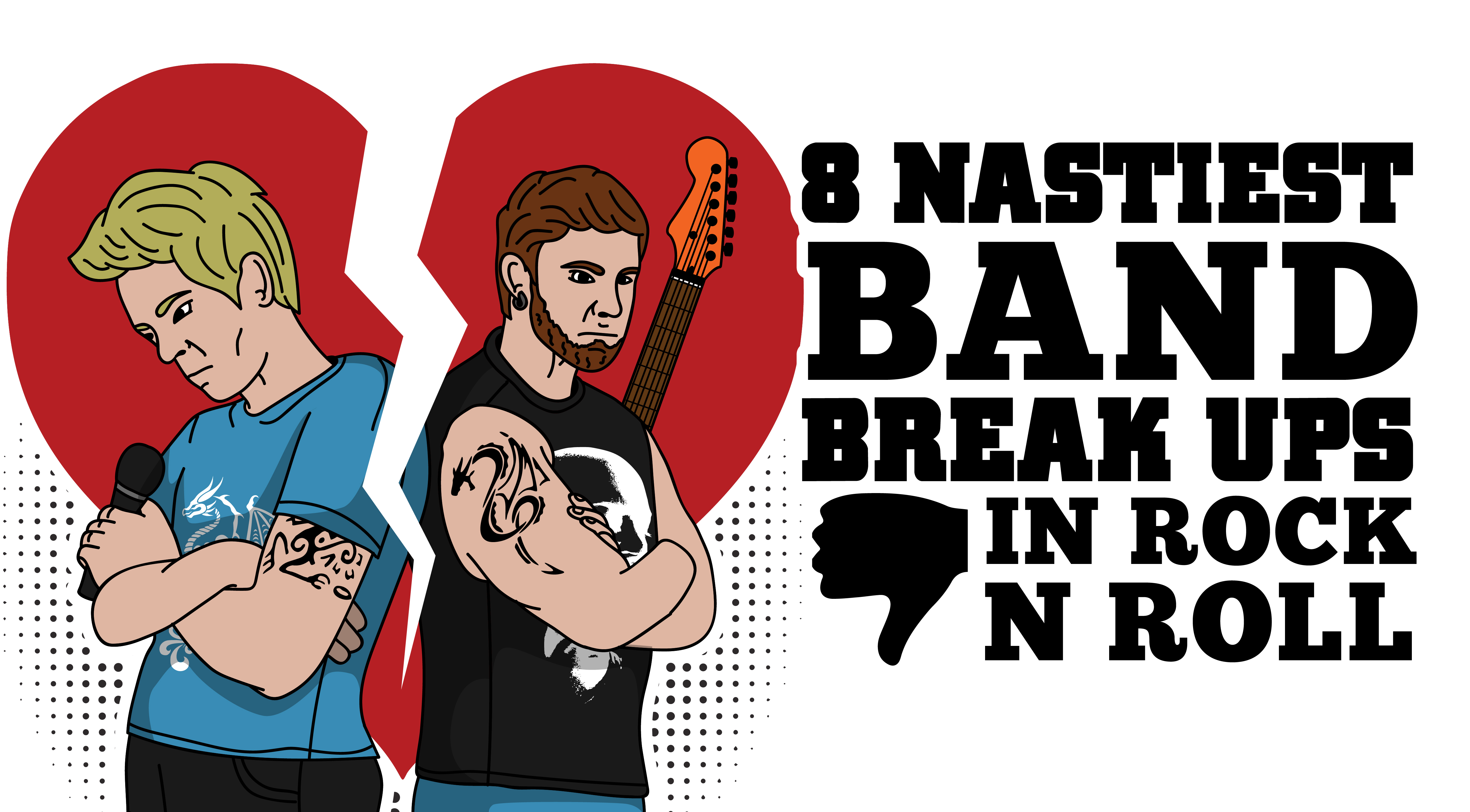 8 Nastiest Band Break Ups In Rock N Roll Society Of Rock