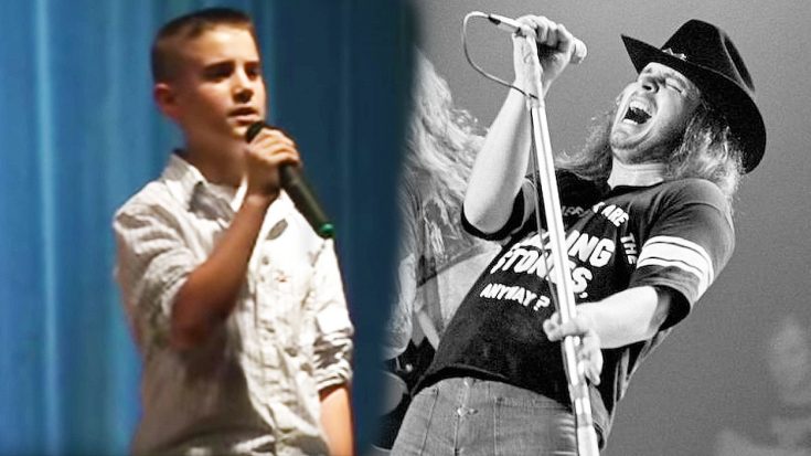 Kid Shuts Talent Show Down With Phenomenal Cover Of Lynyrd Skynyrd’s “Simple Man”! | Society Of Rock Videos