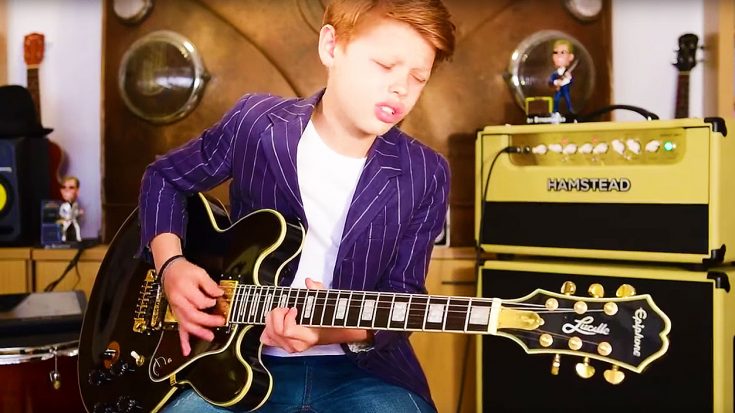 11-Year Old Toby Lee Takes This B.B. King Blues Jam To Another Level With Mind-Blowing Solo | Society Of Rock Videos