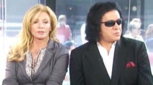 Things Get Awkward In Interview When Gene Simmons’ Wife Sees Something She Wasn’t Supposed To See…