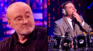 Things Get Awkward When Phil Collins Has To Sit Through This Painfully Boring TV Segment…