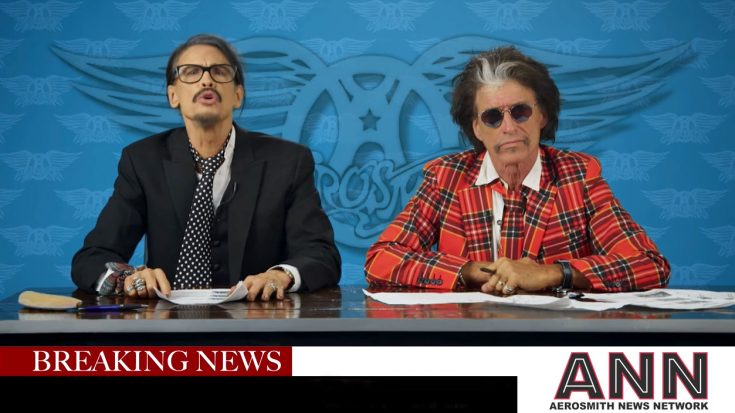 Aerosmith Just Made A “Breaking News Announcement”… In The Funniest Way Possible! | Society Of Rock Videos