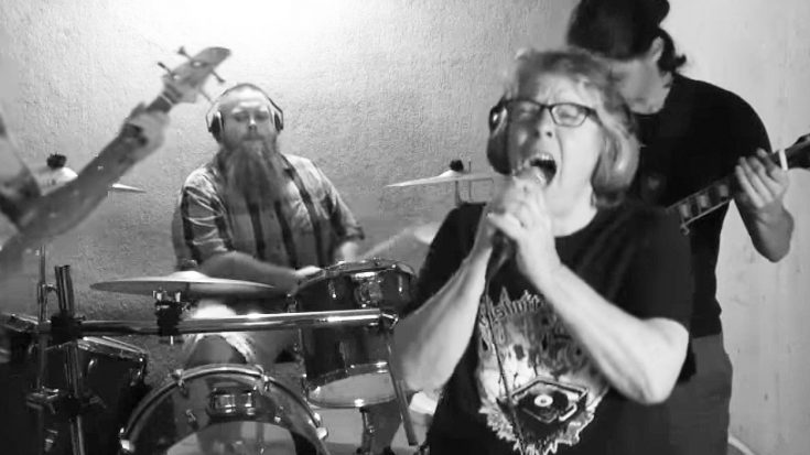 68-Year Old Grandmother Proves You’re Never Too Old To Be A Metal Head! | Society Of Rock Videos