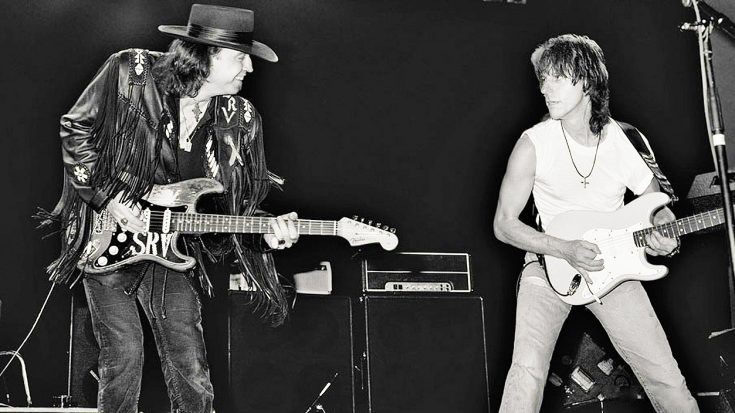 RARE: Stevie Ray Vaughan And Jeff Beck Exchange Mind-Blowing Blues Solos In Legendary Duet! | Society Of Rock Videos