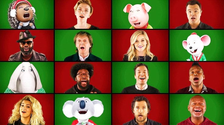 Paul McCartney And Other Celebrities Join Jimmy Fallon For Cheery Rendition Of Classic Christmas Carol! | Society Of Rock Videos