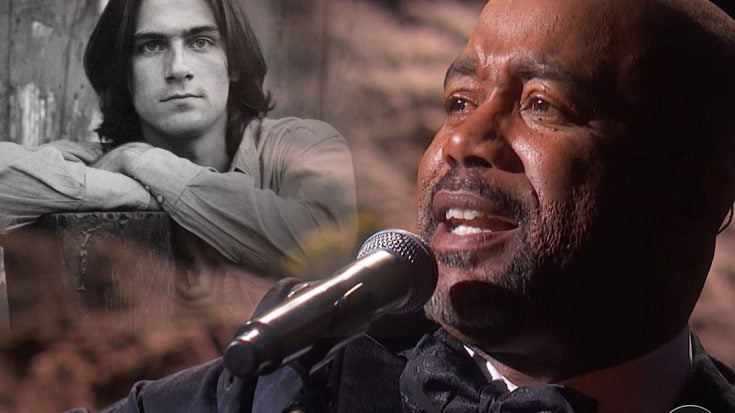 Country Star Darius Rucker Offers Up Tearful “Sweet Baby James” Tribute To James Taylor | Society Of Rock Videos