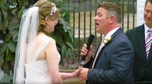 Groom Surprises Wife At The Alter—Serenades Her With Journey’s “When You Love A Woman”