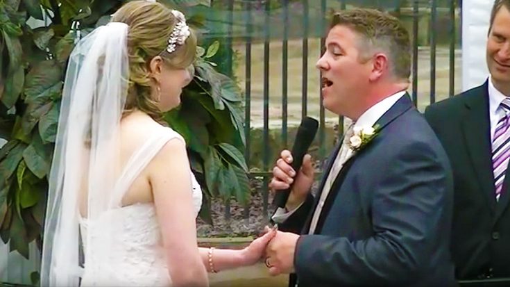 Groom Surprises Wife At The Alter—Serenades Her With Journey’s “When You Love A Woman” | Society Of Rock Videos