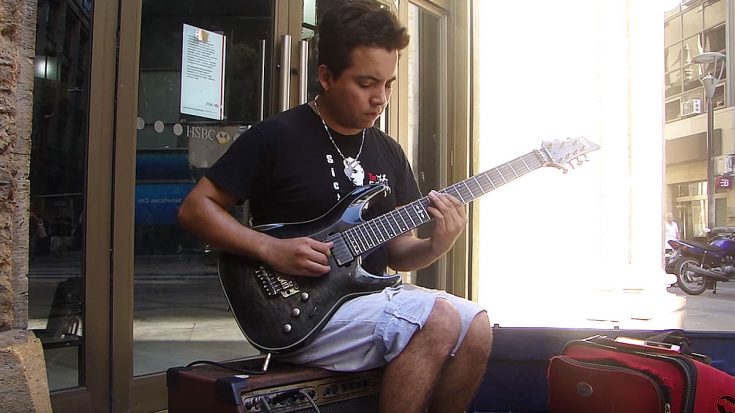Young Street Performer Starts Playing ‘Hotel California’… People Immediately Stop And Watch | Society Of Rock Videos