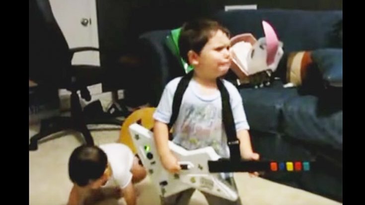 This 2-Year-Old Jamming Out To A Metal Song Just Became The Cutest Thing On The Entire Internet! | Society Of Rock Videos