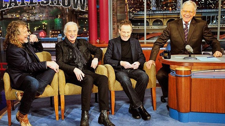 Led Zeppelin Sits Down With David Letterman And John Paul Jones Is Having Way Too Much Fun | Society Of Rock Videos