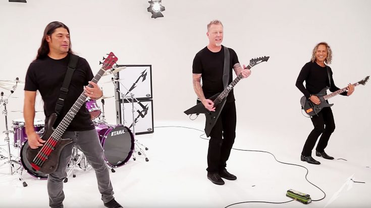 Here’s 7 Minutes Of Metallica Goofing Off On The Set Of A Music Video Shoot! | Society Of Rock Videos