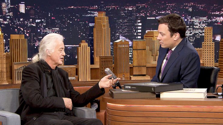 Jimmy Page Appears On Late Night TV And Jimmy Fallon Just Can’t Contain Himself… | Society Of Rock Videos