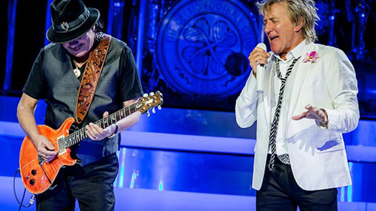 Rod Stewart And Carlos Santana Share The Stage For Incredible “I’d Rather Go Blind” Duet | Society Of Rock Videos