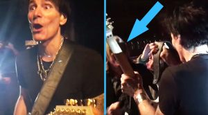 With His Guitar In Hand, Steve Vai Steps Off Stage And Does The Unthinkable!