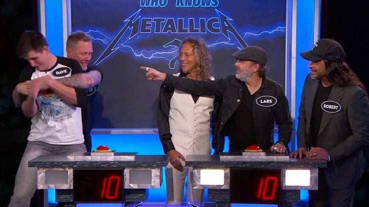 James Hetfield Is Absolutely Hilarious In Metallica’s Late Night Trivia Battle Against Superfan | Society Of Rock Videos