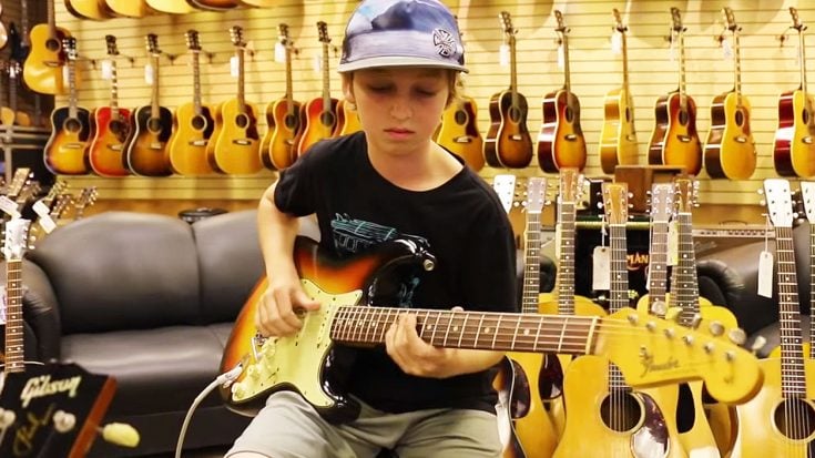 Kid Wanders Into Guitar Shop, Starts To Play, And Leaves Everyone With Their Jaws On The Floor! | Society Of Rock Videos