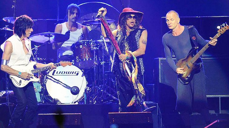 Steven Tyler, Jeff Beck And Sting Team Up For Breathtaking Performance Of “Sweet Emotion”! | Society Of Rock Videos