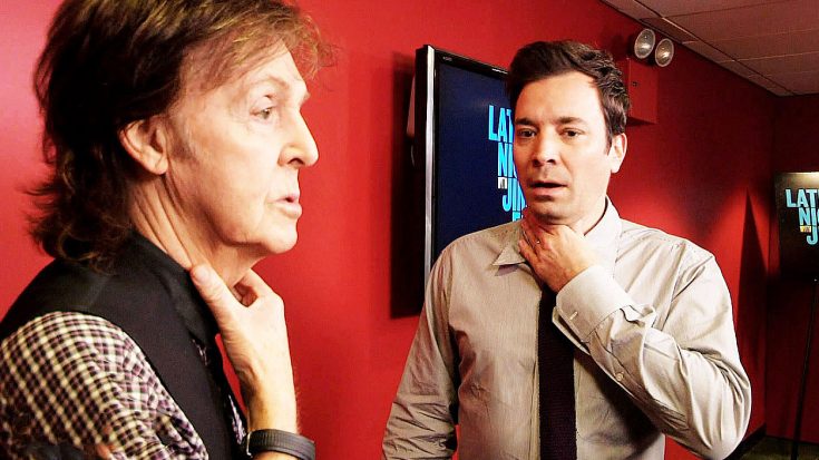 Paul McCartney & Jimmy Fallon “Switch Voices” Backstage In Hilarious TV Segment! | Society Of Rock Videos