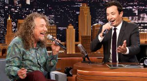 Robert Plant & Jimmy Fallon Sing An On-The-Spot Doo Wop Hit And The Crowd Loses Their Minds!