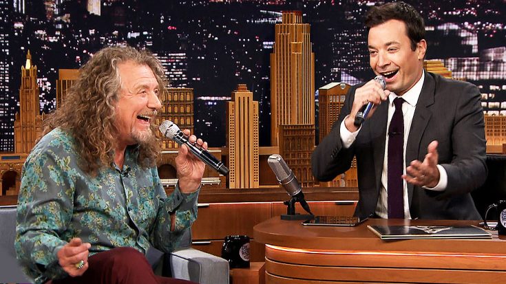 Robert Plant & Jimmy Fallon Sing An On-The-Spot Doo Wop Hit And The Crowd Loses Their Minds! | Society Of Rock Videos