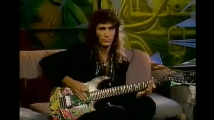 A Look Back At Steve Vai’s Guesting On The “Headbangers Ball” In 1990 | Society Of Rock Videos