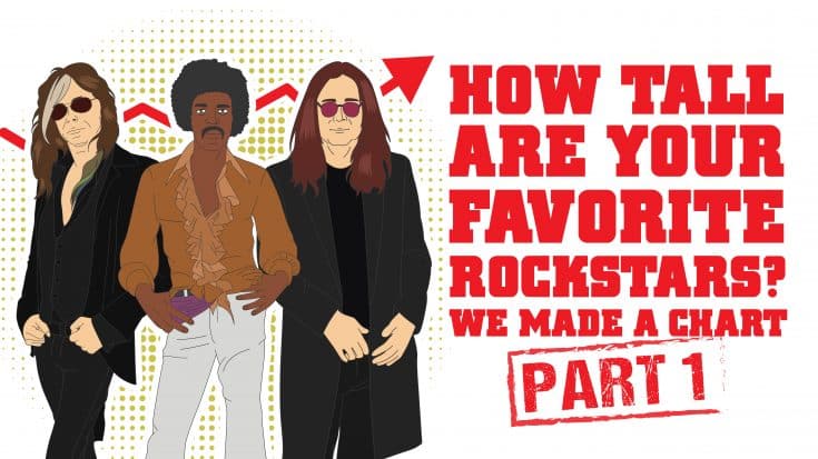 How Tall Are Some Famous Rockstars? We Made A Chart So You Can See | Society Of Rock Videos