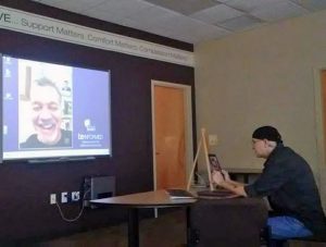 Man Suffering From Terminal Cancer Chats With Eddie Van Halen via FaceTime