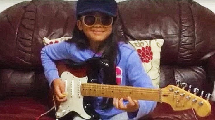 Little Girl Plugs In Guitar, Proceeds To Shred The Hell Out Of Ritchie Blackmore’s “Highway Star” Solo | Society Of Rock Videos