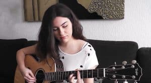 Young Lady Decides To Play “Blackbird” On Guitar, But What She Ended Up Playing Left Us Speechless