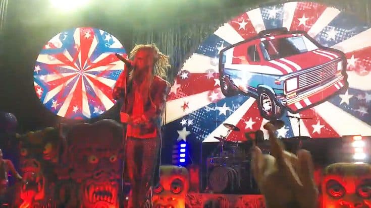 Camera Catches Rob Zombie Performing A Cover Of “We’re An American Band” That Is Too Good For Words! | Society Of Rock Videos