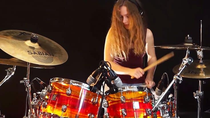 Teenage Girl Channels Her Inner-Texan For Groovin’ Drum Cover Of ZZ Top’s ‘Sharp Dressed Man’! | Society Of Rock Videos