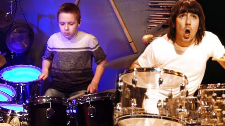 10-Year Old Avery Channels Keith Moon, And Rips A Ridiculous Drum Solo In Epic Who Tribute! | Society Of Rock Videos