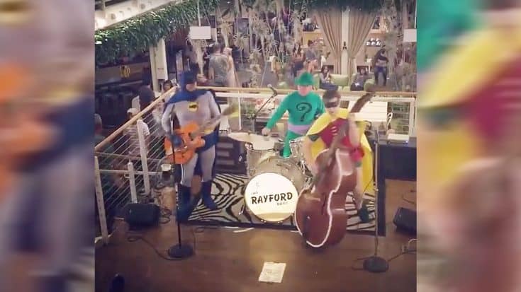 Anyway.. Here’s A Video Of Batman, Robin, And The Riddler Playing “Misirlou” | Society Of Rock Videos