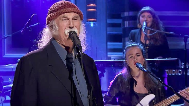 David Crosby Crashes Late Night TV With A Brand New Song That We Just Can’t Stop Listening To! | Society Of Rock Videos