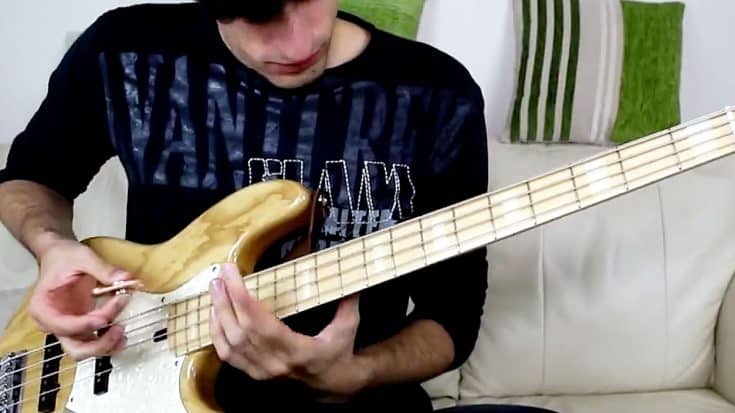 Bass Player Finally Puts One Of Those Newfangled ‘Fidget Spinners’ To Good Use | Society Of Rock Videos