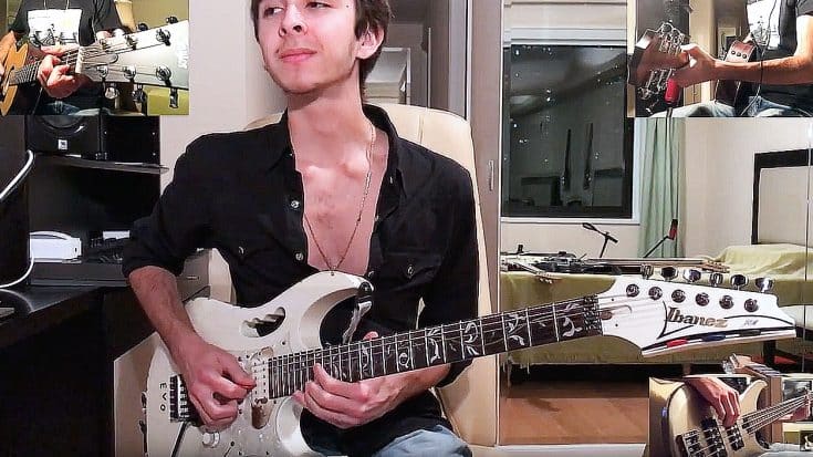 Musician Plays An All-Guitar Cover Of “Hey Jude” That Would Make The Beatles Proud! | Society Of Rock Videos