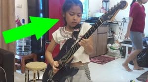 After Nailing The Solo To “Stairway To Heaven”, Keep Your Eye On The Face She Makes!