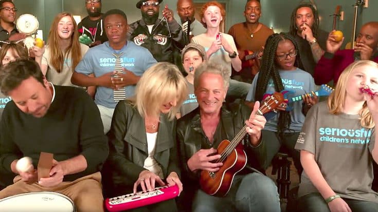 Lindsey Buckingham And Christine McVie’s Epic ‘Don’t Stop’ Jam With Kids Is Pure Joy To Watch