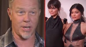 In Just 1 Word, James Hetfield Slams Jenner Girls For Defacing Metallica T-Shirts With Their Nonsense